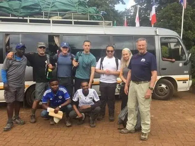 Mount Meru summit trek with panoramic views of Kilimanjaro in Tanzania