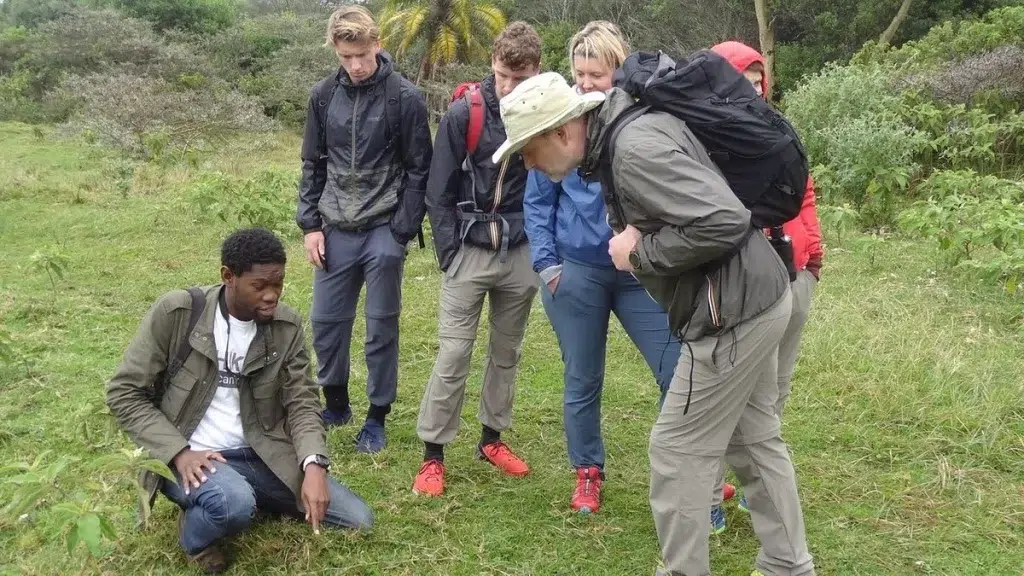 Mount Meru summit trek with panoramic views of Kilimanjaro in Tanzania